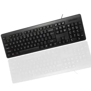 K100 Wired Keyboard, Quick, Comfy and Accurate, USB Plug & Play Setup,LED Indicators(7J4G1AA)