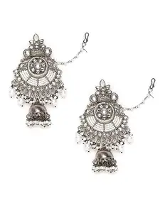 MANATH Traditional Jhumka/Jhumki/Earrings Set for Women & Girls | Accessories Jewellery for Women | Birthday Gift for Girls and Women Anniversary Gift for Wife (Multi-131)