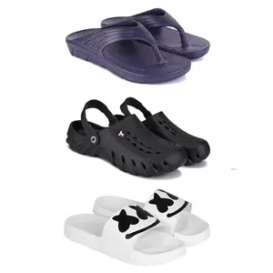 DRACKFOOT Men's Sandals | Lightweight Wear| Stylish & Easy to Wear For Men'S GRT-SAN-(3-COMBO)-3153-3144-3030-6