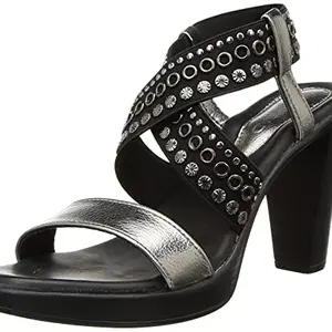 Sole Head Women'S Black Outdoor Sandals-7 Uk (40 Eu) (166Black)(Black_Faux Leather)