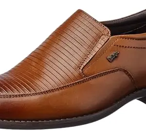 Lee Cooper Men's LC7587E Tan Formal Slip On Shoes_40EU