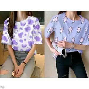 Trendy Women’s T-Shirt – Soft, Stylish, and Comfortable Tee for Everyday Fashion and Casual Wear Design No SH-P3169-M