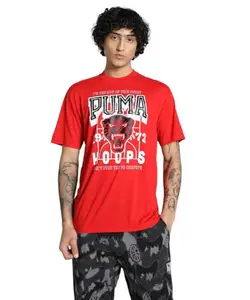 Puma Men's Relaxed Fit Tees (685452_for All Time Red