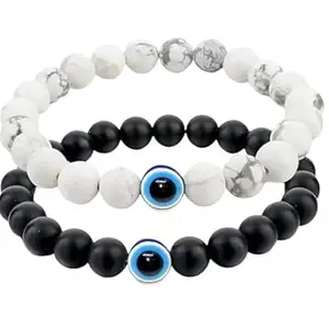 Nees collection Evil Eye Bracelets for Women Stylish Couple Love Bracelet for Girls/Women/Boys/Men