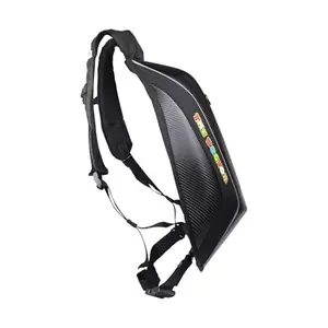 46 THE DOCTOR BACK PACK, Aerodynamic Drag Backpack for Motorcycle Riders, Weather-Resistant Shell, Laptop and Tablet Compartments