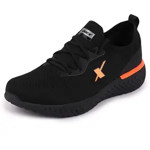 Sparx Mens SM 443 | Enhanced Durability & Soft Cushion | Black Running Shoe - 10 UK (SM 443)