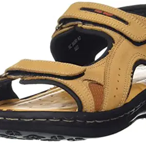 Red Chief Men's Rust Leather Sandal (RC3680 022), 7 UK