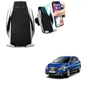 Kozdiko Car Wireless Car Charger with Infrared Sensor Smart Phone Holder Charger 10W Car Sensor Wireless for Maruti Suzuki S-Cross