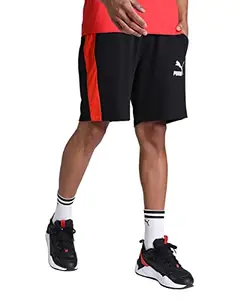 Puma Men's Shorts (62322556_Black-Royal Sapphire