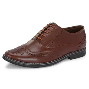 Centrino Formal Shoe for Men | Soft Cushioned Insole for All-Day Comfort | Stylish & Elegant Design | Perfect for Office, Business Casual & Formal Attire 7664-3_TAN_9