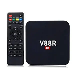 Mini PC Box with with 4GB DDR3 RAM, 32 GB ROM, Android 10.0, 4K Decoding, WiFi 2.4 Ghz (V88R)