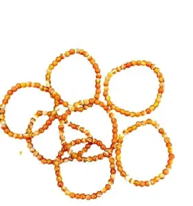 Natural Red Carnelian Stone Bracelet, 6mm Beads, Fashion Jewellery