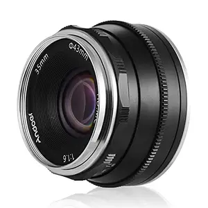 DOGOU DOGOU 35mm F1.6 Manual Focus Lens Large Aperture Compatible with for Fujifilm Fuji X-A1/X-A10/X-A2/X-A3/X-AT/X-M1/X-M2/X-T1/X-T10/X-T2/X-T20/X-Pro1/X-Pro2/X-E1/X-E2/X-E2s FX-Mount Mirrorless Cameras