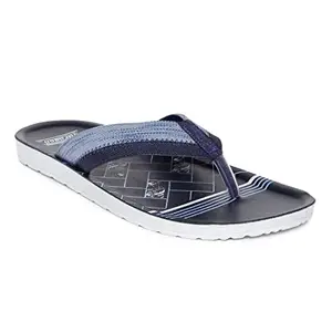 PARAGON PUK2207G Lightweight Slippers for Men | Comfortable, Durable Sandals with Cushioned Footbed & Sturdy Build | Ideal for Outdoor Use Blue