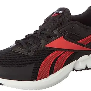 Reebok Men Textile Rubber,Synthetic ZTAUR Run II Running Shoes CBLACK/VECRED/FTWWHT UK-6
