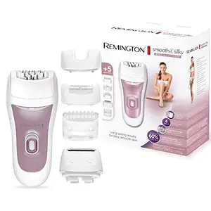 Remington smooth and silky 5 in 1 Epilator Cordless Mains operated 40 Titanium coated Tweezers