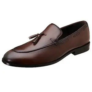 Duke Men Formal Pull-on Style Brown