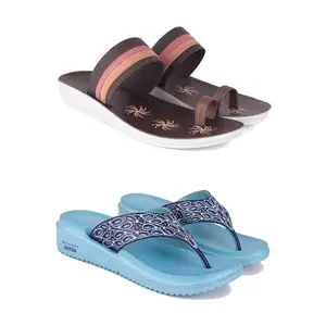 Women's Comfortable Sandal,Casual Lightweight Sandal for Everyday Wear | TP-(COMBO-2)-1990-1888-7-EURO-38