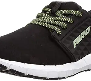 FURO Sports Black/Sh.Green Men Sports Shoes Lace Up Running R1024 C864_8