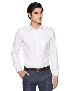 Men's Regular Fit Formal Shirt (Fashion_WHITE_SHIRT_C_38_White_38)