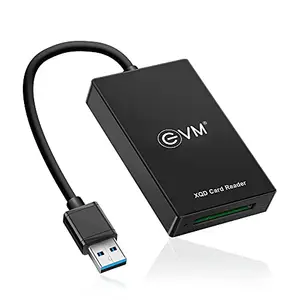 EVM EVM XQD Memory Card Reader for Sony G/M Series and Lexar 2933x/1400x- Super Speed USB 3.0. Transfer up to 5Gbps - Transfer High Resolution Images & Video Recordings - Ideal for Professional Photographers - 3 Years Warranty (EVM-CR-002)