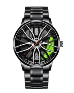 BLKORG Mens car Wheel Watch for Car Enthusiasts
