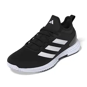 Adidas Men Mesh Adizero Ubersonic 4.1 M, Tennis Shoes, CBLACK/FTWWHT/GREFOU, UK-9