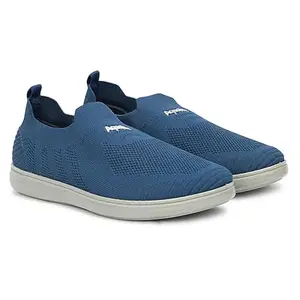 Aqualite Men PLS-602 Casual Shoe, Grey/Blue, 8 UK/India