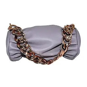Build A Brand Duffle Bags/Drum Style Purse & Handbags Premium & Stylish Women Sling Bags (Light Grey Color)