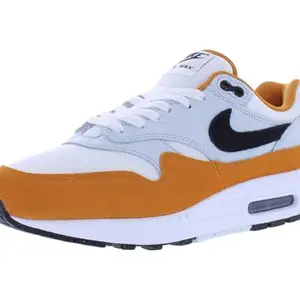 Nike Mens AIR MAX 1 Running Shoes-White/Black-Monarch-Pure PLATINUM-FN6952-101-6UK,6 UK (7 US)