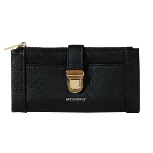 Accessorize London Women's Push Lock Wallet