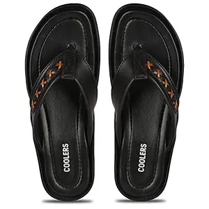 Liberty mens LG-623 Black Flip-Flop - 8 UK (LG-623)