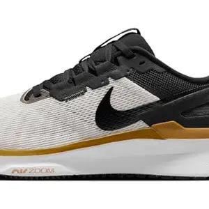Nike Mens AIR Zoom Structure 25 Running Shoes-Summit White/Black-Platinum TINT-DJ7883-103-6UK,6 UK (7 US)