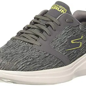 Skechers Mens GO Run Fast - Venger CHRCL/Lime Running Shoes -10 UK (11 US) (220001)
