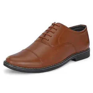 Centrino Formal Shoe for Men | Soft Cushioned Insole for All-Day Comfort | Stylish & Elegant Design | Perfect for Office, Business Casual & Formal Attire 7661-3_TAN_8