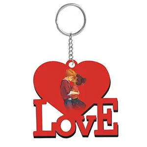 Family Shoping Valentine Day Gifts Kiss Me Keychain Keyring