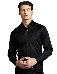 Symbol Premium Men's Wrinkle-Resistant Regular Fit Cotton Formal Shirt