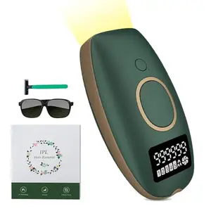 FLAPPY BEE GREEN IPL Laser Hair Removal for Women and Men,999999 Flashes at-Home Hair Removal Device for Face Leg Arm Back Bikini Line Whole Body Treatment