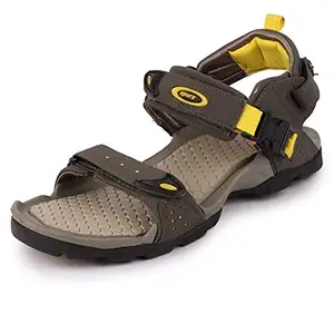 Sparx Men's Olive Yellow Sport Sandal (SS-502)