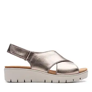 Clarks Women's Un Karely Sun Gold Metallic Fashion Sandals - 3.5 UK/India (36 EU)(91261416894035)