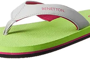 United Colors of Benetton Women's Lime Flip-Flops and House Slippers - 3 UK/India (37 EU) (16A8CFFPL239I)