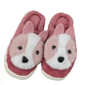 Women's Winter Fur Slippers, Ultra-Soft Plush Lining, Non-Slip Sole, Indoor Outdoor (TURKISH ROSE, UK Footwear Size System, Adult, Women, Numeric, Medium, 5.5)