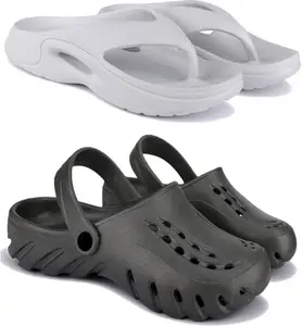 BERSACHE Extra Soft Classic Casual Flip Flops for Men with Regular wear | Ultra Soft & Flexibility Technology | Z-Combo(MM)-6057-6013 Multicolor