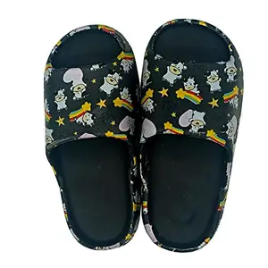 VD VD Kid's Flip-Flops Slippers for Girls and Teenager and women Black