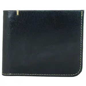 MAN OF MEANS Men's Black Leather Wallet