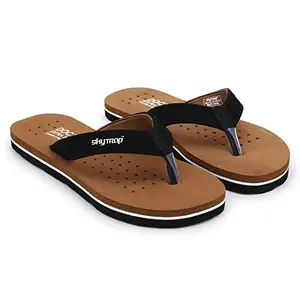 Skytrap Women Tan Nubuck Slippers Flipflop (numeric 8)