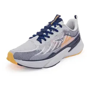 Red Tape Athleisure Sports Shoes for Men | Soft Cushioned Insole, Slip-Resistance, Dynamic Feet Support, Arch Support & Shock Absorption Grey/Orange