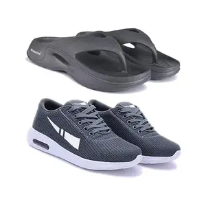 BERSACHE Lightweight Stylish Flip Flop,Chappal,Slippers,Slides, for menZ-Combo(SIP)-6066-1566 Multicolor