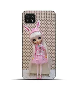Coolet Cute Barbie Doll Design | Printed Hard Back Case and Cover for Samsung Galaxy A22 5G Stylish Cover for Your Smartphone