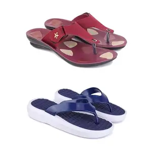 Women's Comfortable Sandal,Casual Lightweight Sandal for Everyday Wear | (COMBO-2)-1974-1859-7-EURO-38